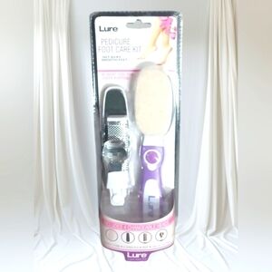 Lure Foot Care Pedicure Kit Callus Remover New Sealed